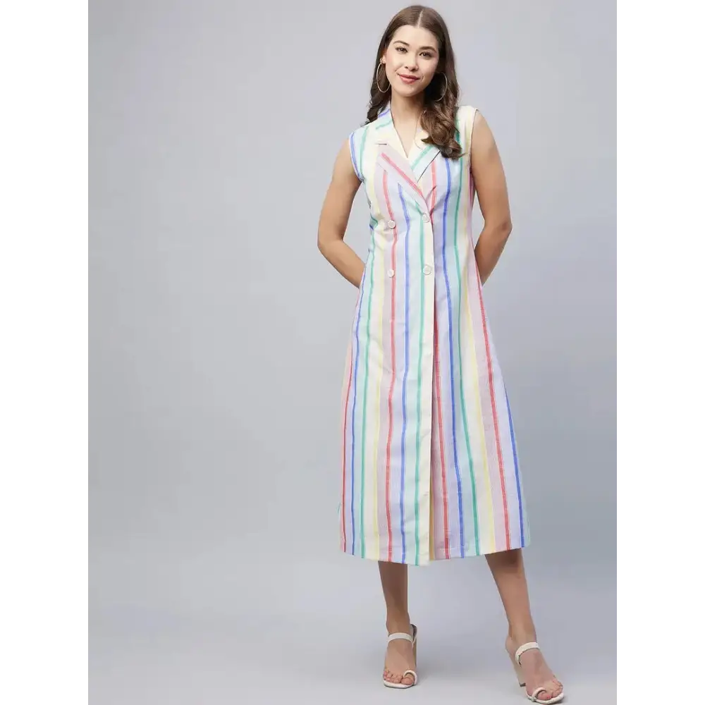 Women Stylish Cotton Blend Fit and Flare Dress Tunics Fashionable trendy