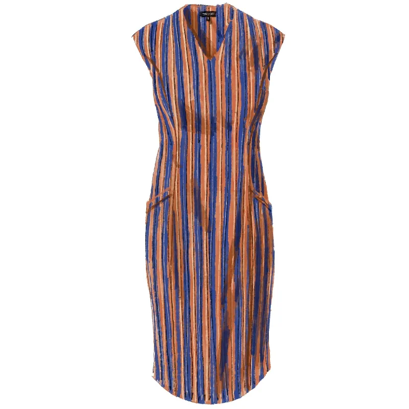 1960s Nautical Stripe Dress Tunics Fashionable trendy