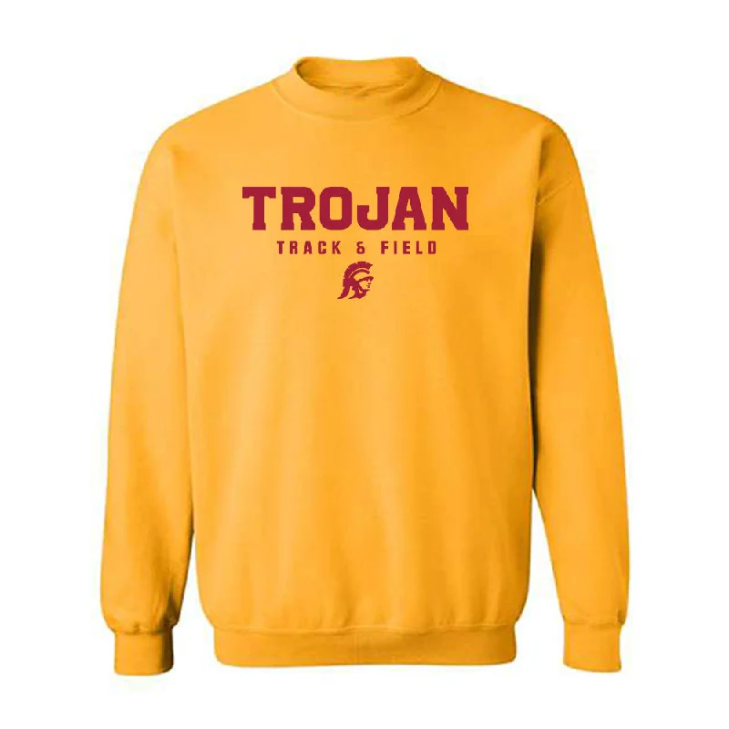 USC - NCAA Women's Track & Field : Rachael Uvieghara - Crewneck Sweatshirt Hoodie with Elastic Waist Stretchable Comfortable