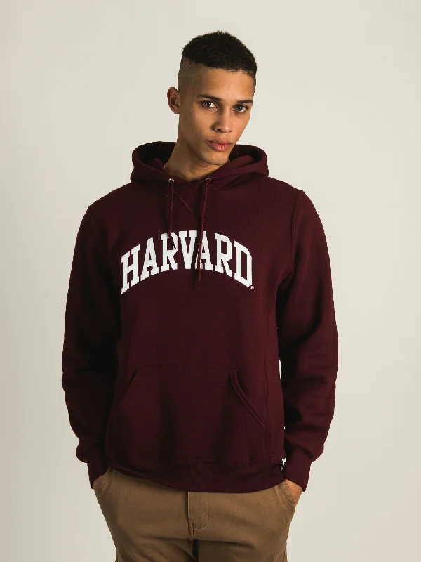 NCAA HARVARD PULLOVER HOODIE Over Sleeve Pullover