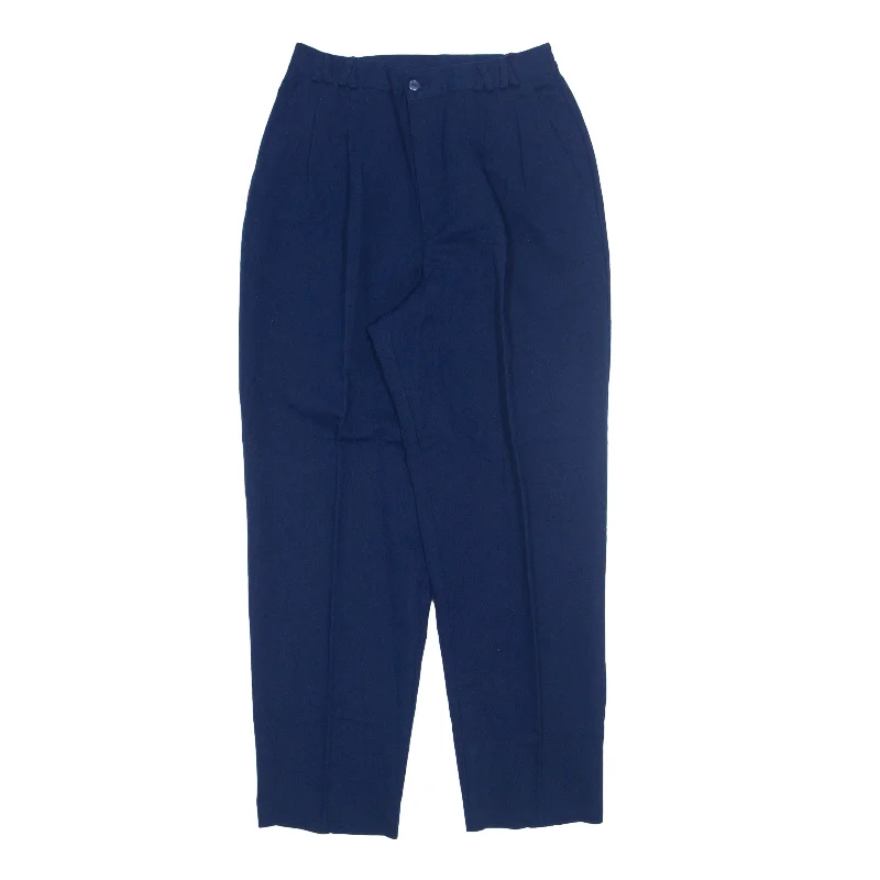 CROFT & BARROW Khaki Trousers Blue Regular Tapered Womens W28 L28 Trousers Business Professional