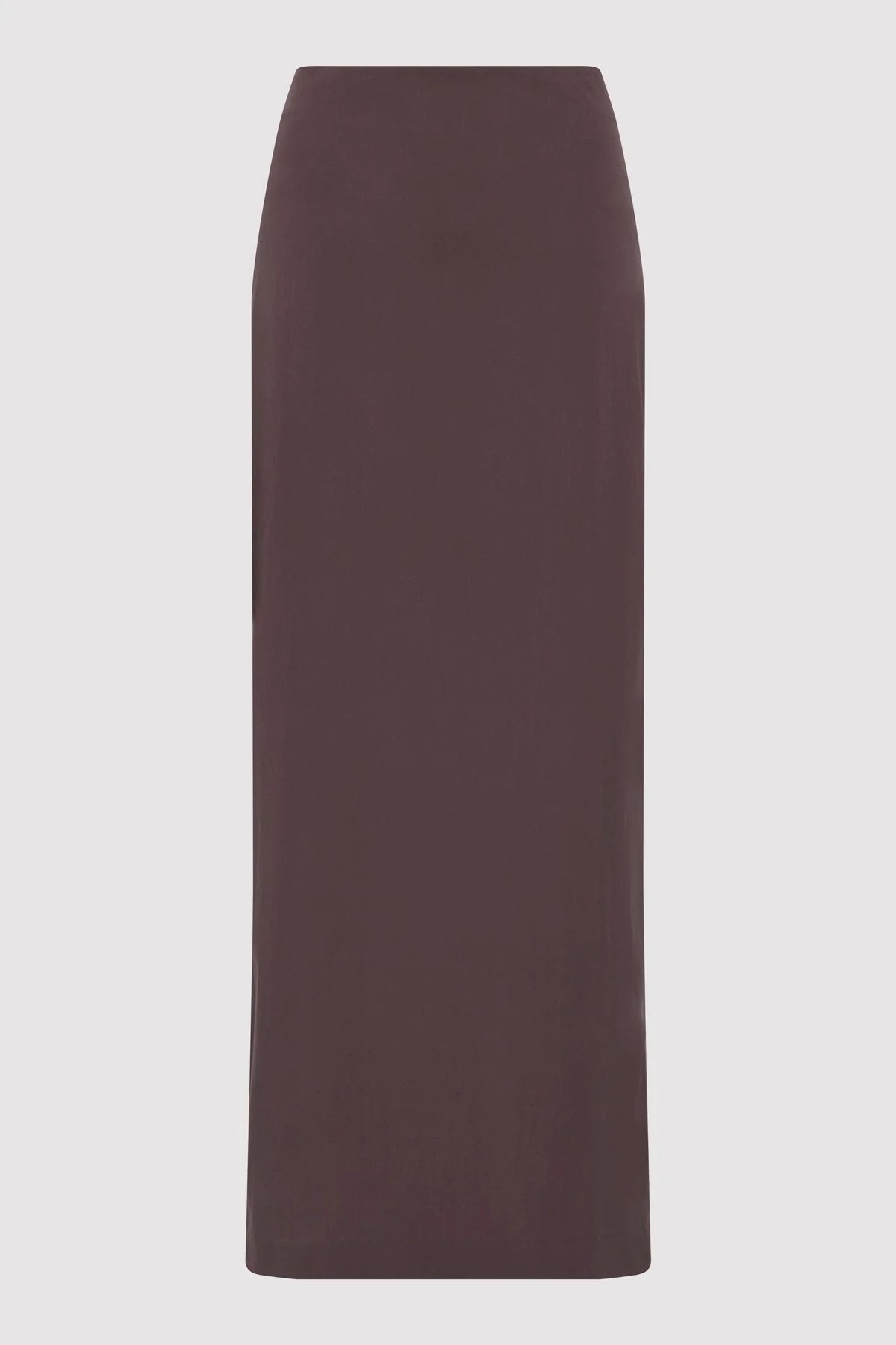 Minimal Column Skirt - Chocolate Plum midi skirt versatile