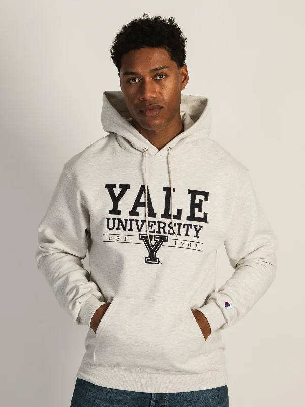 CHAMPION YALE PULLOVER HOODIE Button Front Sweater