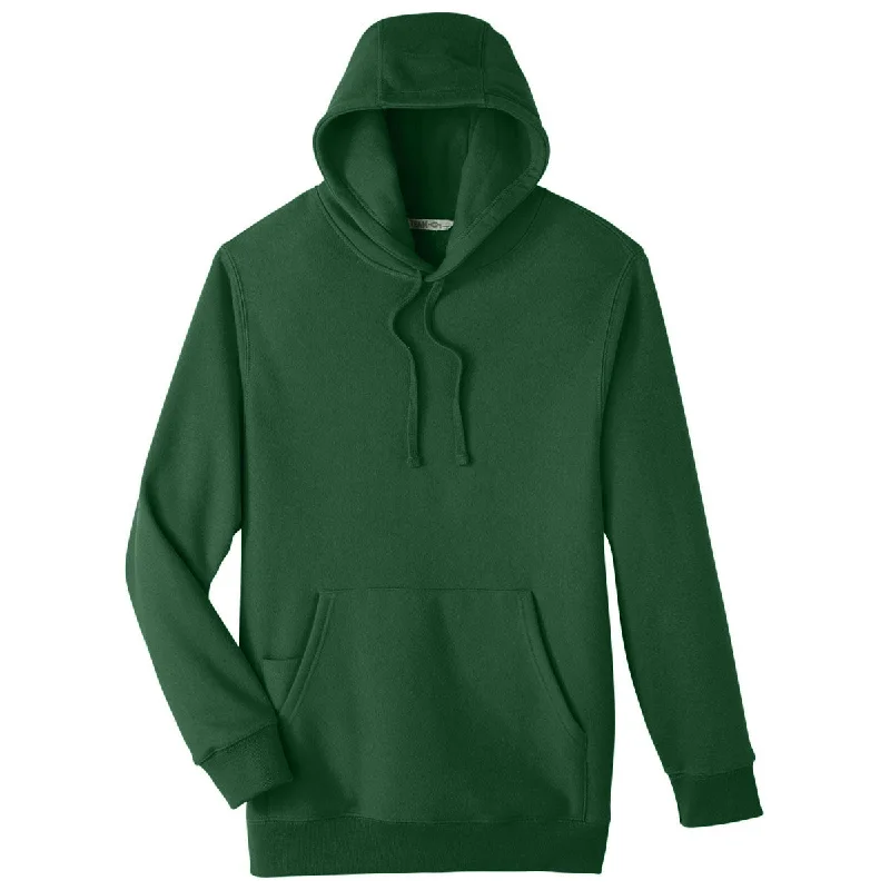 Team 365 Unisex Sport Dark Green Zone HydroSport Heavyweight Pullover Hooded Sweatshirt Spaghetti Sleeve Top