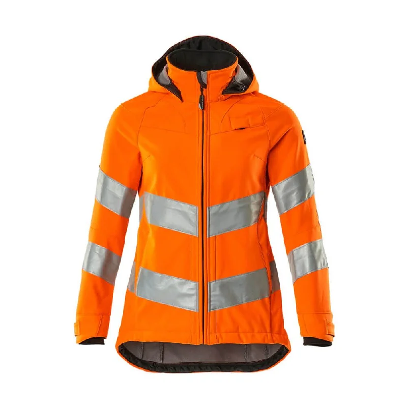 Mascot Hi-Vis Softshell Jacket 18512-246 - Safe Supreme, Womens Fleece Jacket Down Jacket Feather Jacket