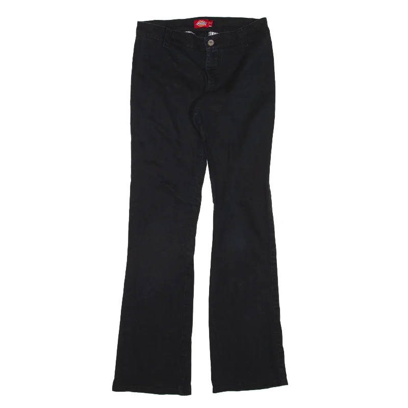 DICKIES Trousers Black Slim Bootcut Womens W28 L31 Trousers Brand Named