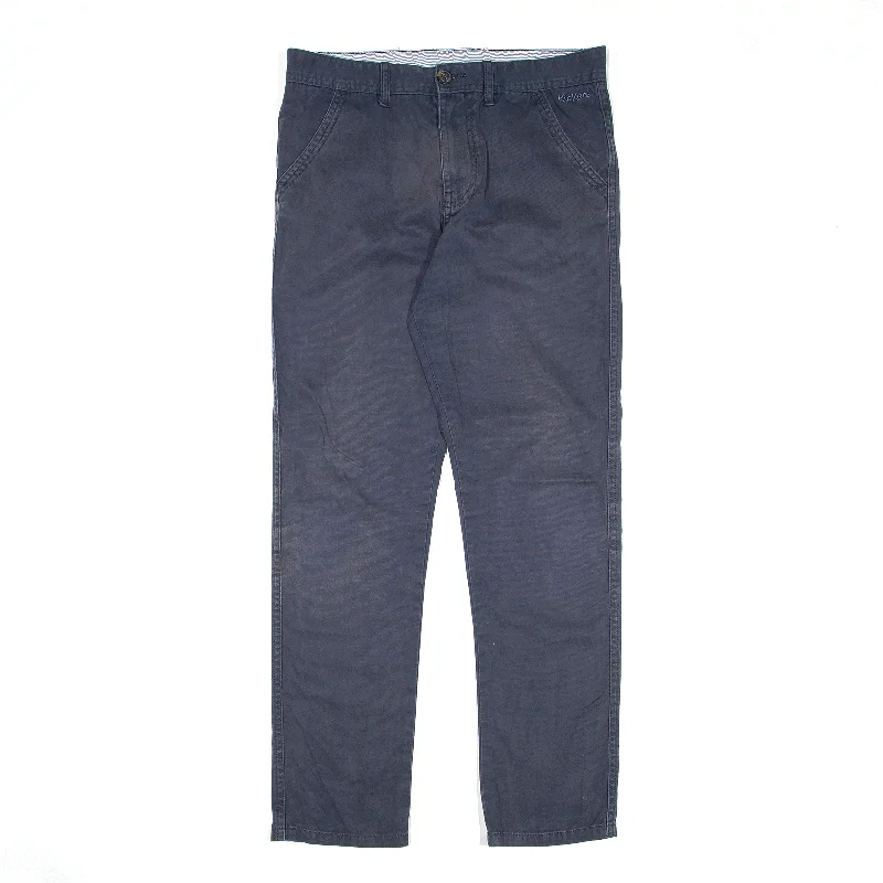 KICKERS Blue Trousers W29 L28 Trousers Denim Distressed