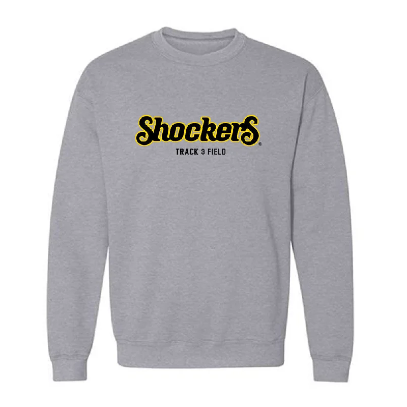 Wichita State - NCAA Women's Track & Field : Sydney Brown - Crewneck Sweatshirt Hoodie with Reflective Safety Nightwear