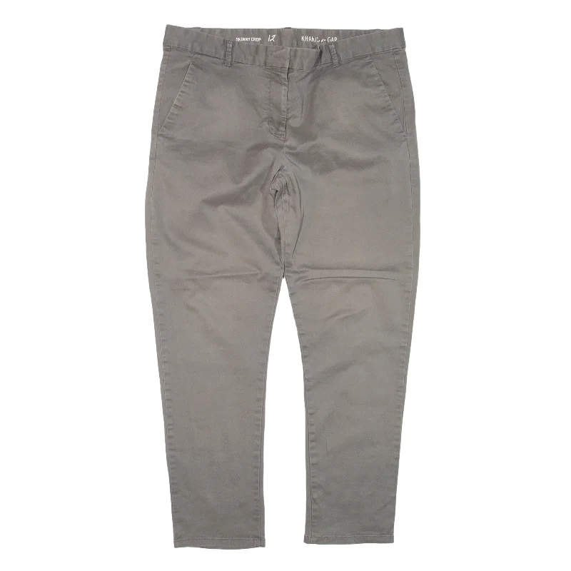 GAP Trousers Grey Slim Skinny Womens W34 L26 Trousers Designer Luxury