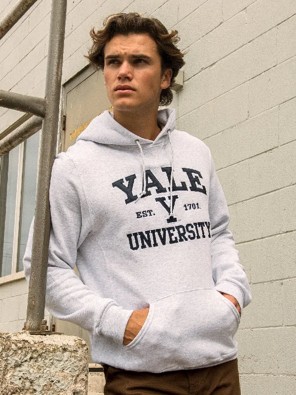 NCAA YALE PULLOVER HOODIE Soft Wool Sweater