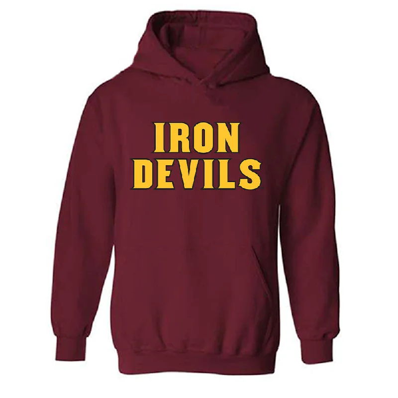 Arizona State - NCAA Women's Track & Field : Ava McCumber-Gandara - Replica Shersey Hooded Sweatshirt Hoodie with Hem Fringe Bohemian Relaxed