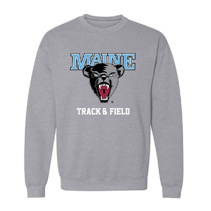 Maine - NCAA Women's Track & Field : Riley Gavigan - Classic Shersey Crewneck Sweatshirt Hoodie with Contrast Stitching Detailed Premium