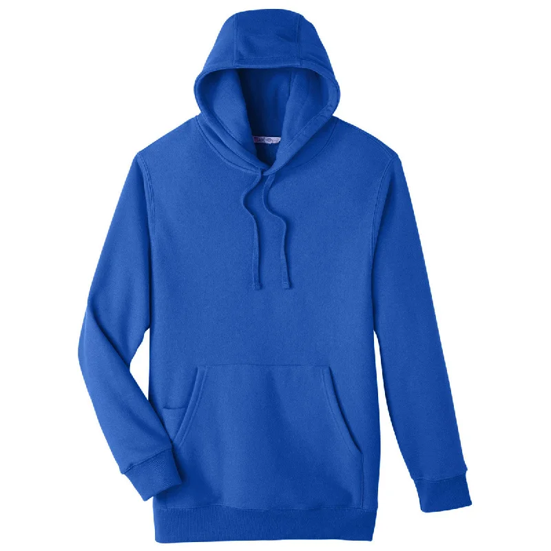 Team 365 Unisex Sport Royal Zone HydroSport Heavyweight Pullover Hooded Sweatshirt Tapered Sleeve Pullover