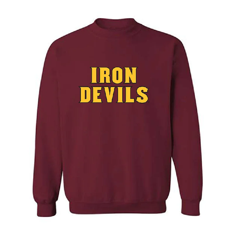 Arizona State - NCAA Women's Track & Field : Ava McCumber-Gandara - Replica Shersey Crewneck Sweatshirt Cotton Hoodie Fleece Lining Warmth