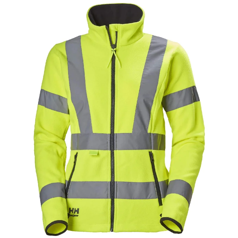 Helly Hansen Womens Luna Hi Vis Fleece Jacket - 72174 Chenille Jacket Brocade Jacket Lace Jacket