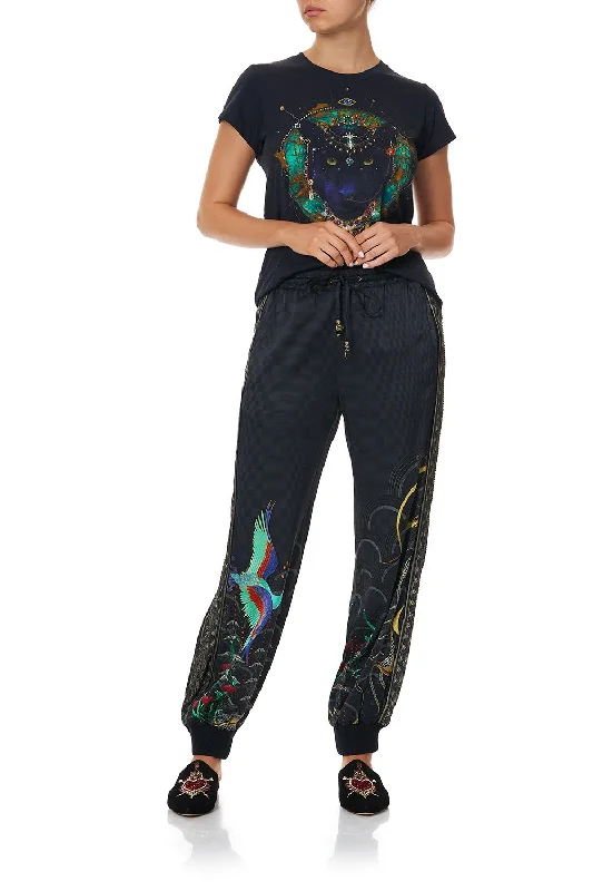 PANELLED DRAWSTRING TROUSER WISE WINGS Trousers Modern Contemporary