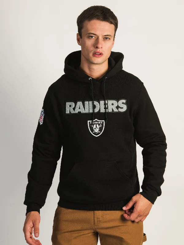 NFL LAS VEGAS RAIDERS END ZONE PULLOVER HOODIE Fine Merino Wool