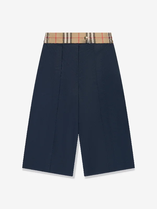 Burberry Girls Hermia Trousers in Navy Trousers trendy modern