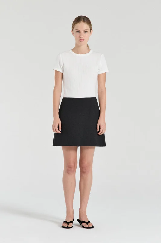 The Martine Mini Skirt breathable skirt fabric