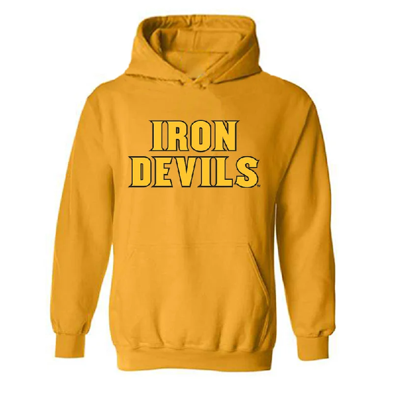 Arizona State - NCAA Women's Track & Field : Harlie Medrano - Replica Shersey Hooded Sweatshirt Hoodie with Thumb Holes Functional Cozy