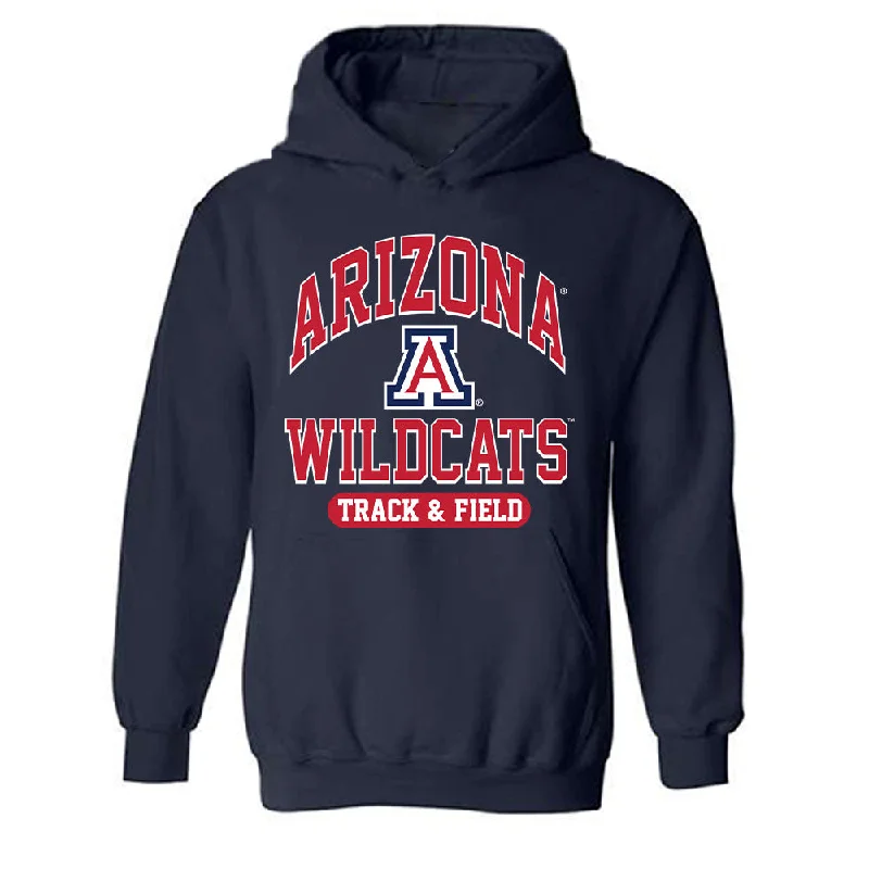 Arizona - NCAA Women's Track & Field : Keilee Hall - Classic Shersey Hooded Sweatshirt Hoodie with Zipper Versatile Modern