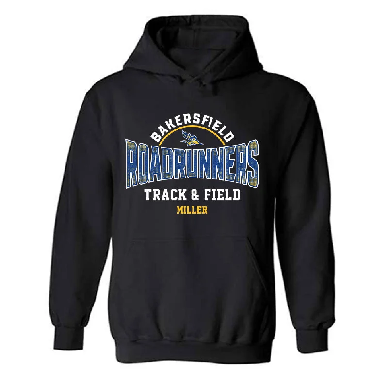 CSU Bakersfield - NCAA Women's Track & Field : Ivy Miller - Classic Fashion Shersey Hooded Sweatshirt Hoodie with Hood Adjustable Protection