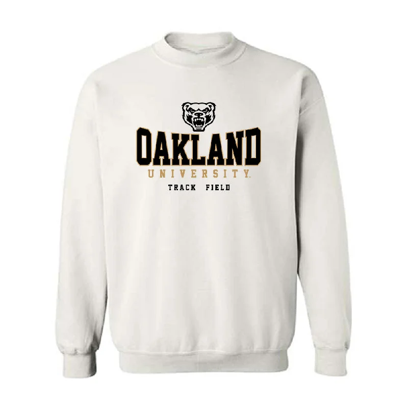 Oakland - NCAA Women's Track & Field : A'naia Herd - Classic Shersey Crewneck Sweatshirt Hoodie with Embroidery Detailed Premium