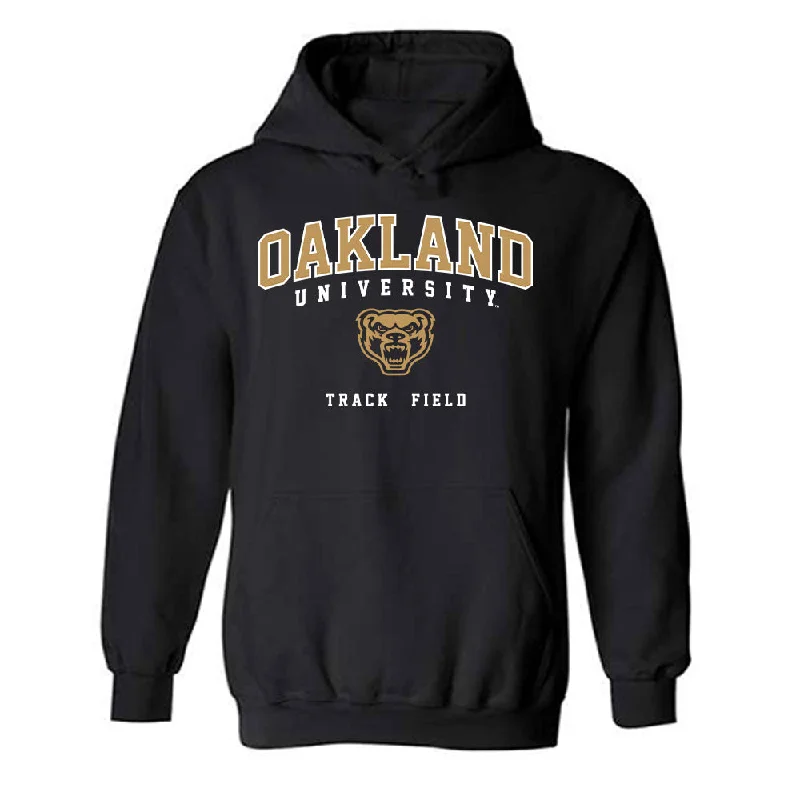 Oakland - NCAA Women's Track & Field : Desteny DeJarnett - Classic Shersey Hooded Sweatshirt Hoodie with Raglan Sleeves Sporty Comfortable