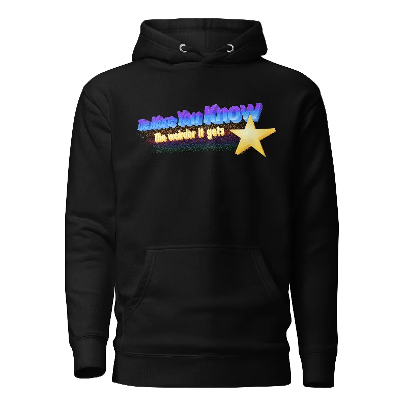 The More You Know the Weirder It Gets PSA Hoodie Hoodie with Logo Branding Identity