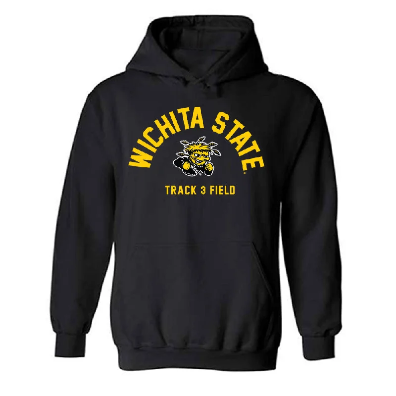 Wichita State - NCAA Women's Track & Field : Sydney Brown - Hooded Sweatshirt Hoodie with Tie-Dye Psychedelic Retro