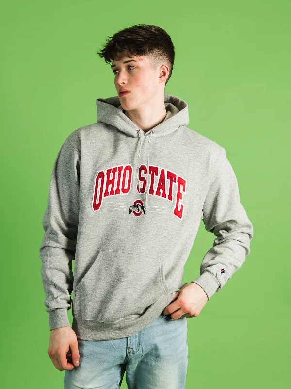 NCAA OHIO STATE PULLOVER HOODIE Bishop Sleeve Elegant