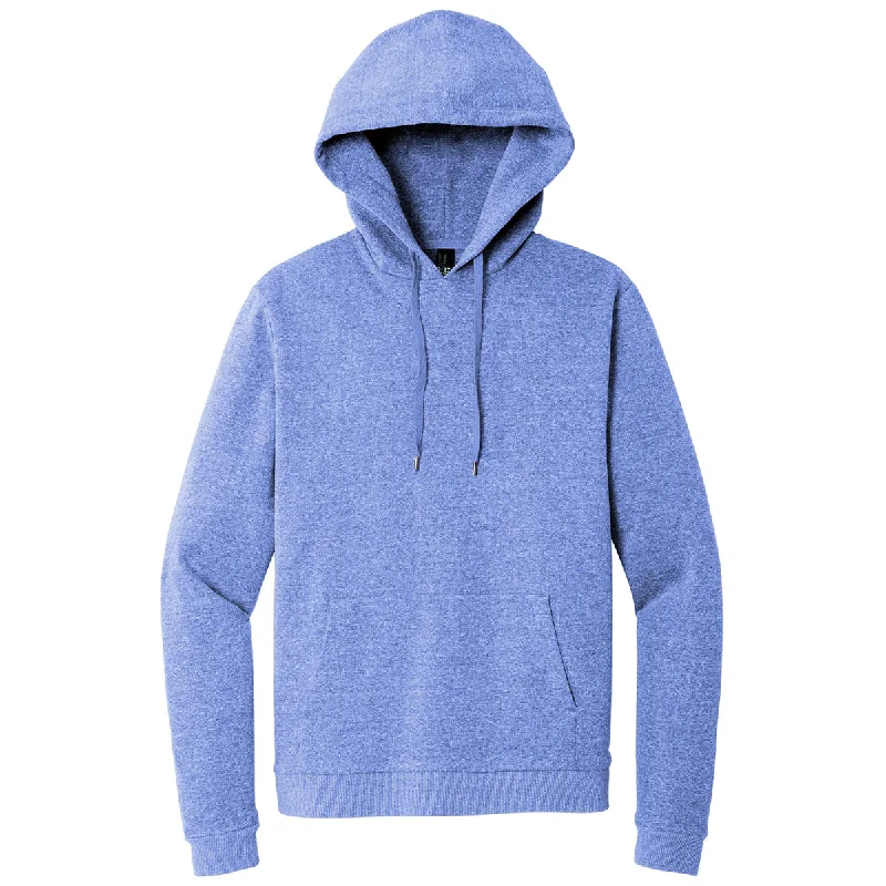 District Unisex Royal Frost Perfect Tri Fleece Pullover Hoodie Seamless Knit Pullover