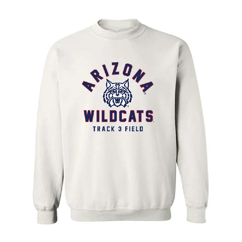 Arizona - NCAA Women's Track & Field : Keilee Hall - Classic Shersey Crewneck Sweatshirt Hoodie with Front Slit Layering Stylish