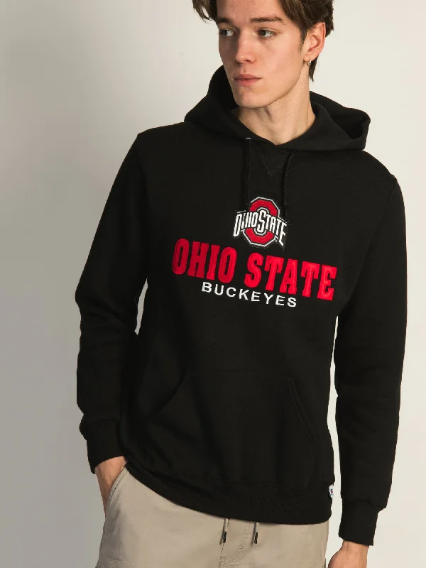 NCAA OHIO ST PULLOVER HOODIE Oblong Neck Pullover