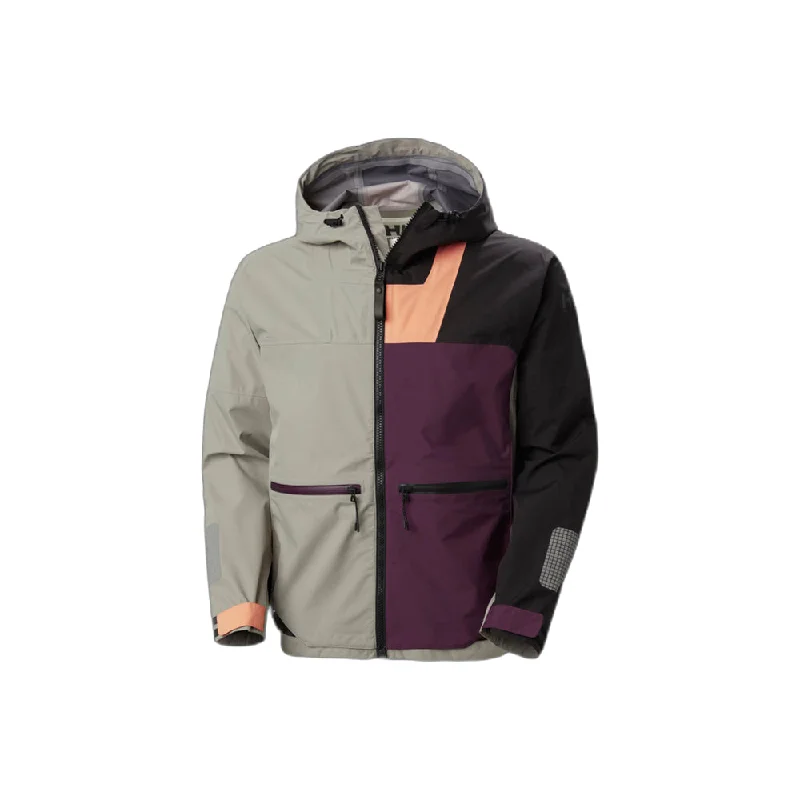 W22 Arc Storm Shell Jacket (Multicolor) Tailored Jacket Straight Jacket A-Line Jacket