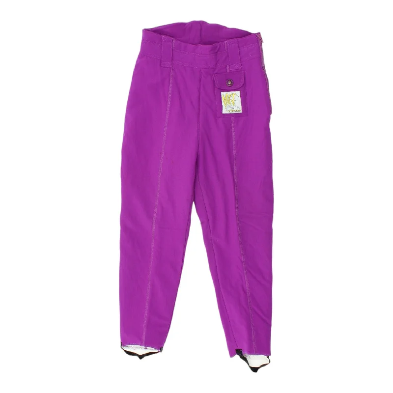 Ellesse Womens Purple Stirrup Ski Trousers | Vintage Winter Snow Pants Skiing Trousers Favorite Customer