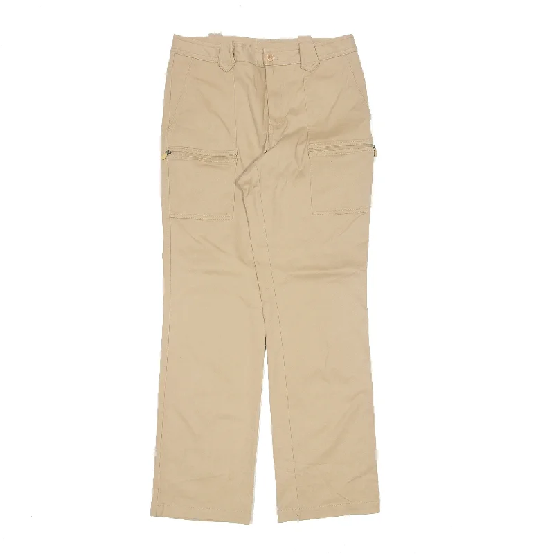 LAUREN RALPH LAUREN Trousers Beige Regular Straight Womens W30 L30 Trousers practical easy-care