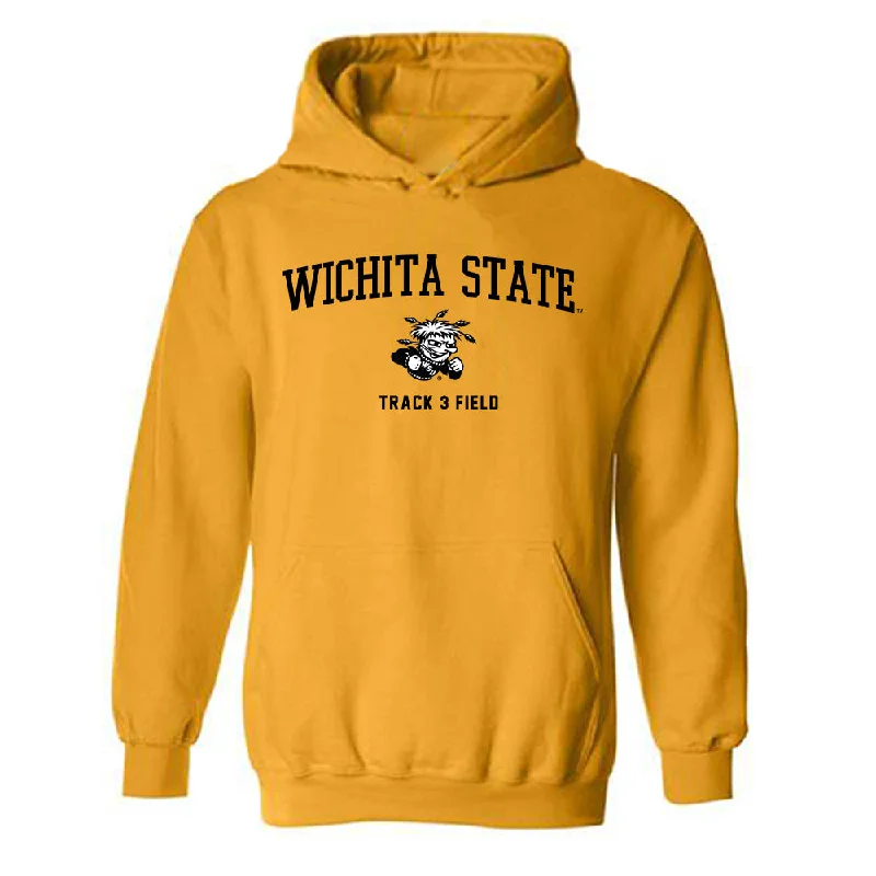 Wichita State - NCAA Women's Track & Field : Sydney Brown - Classic Shersey Hooded Sweatshirt Hoodie with Zipper Versatile Modern