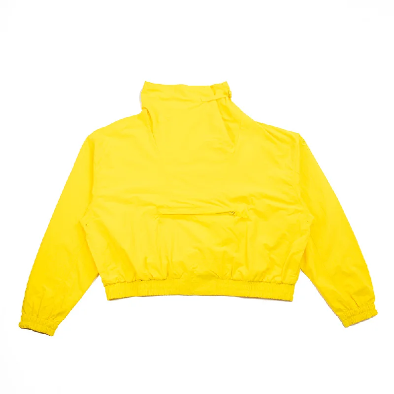 Women's Sportswear Tech Pack Woven Jacket (Tour Yellow/Vivid Sulfur) Notch Collar Peter Pan Collar Cowl Neck