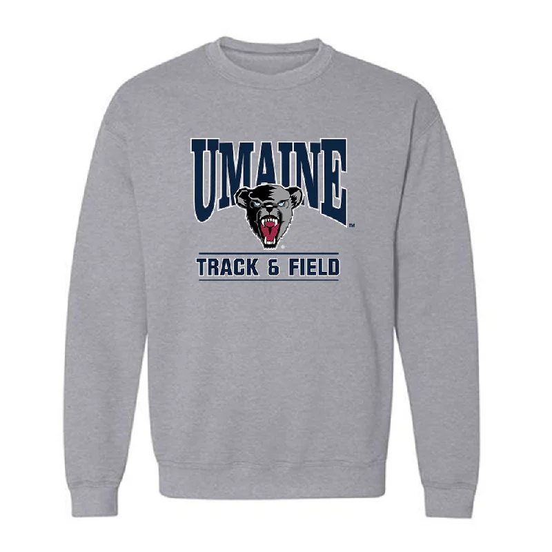 Maine - NCAA Women's Track & Field : Riley Gavigan - Classic Fashion Shersey Crewneck Sweatshirt Hoodie with Set-In Sleeves Structured Classic