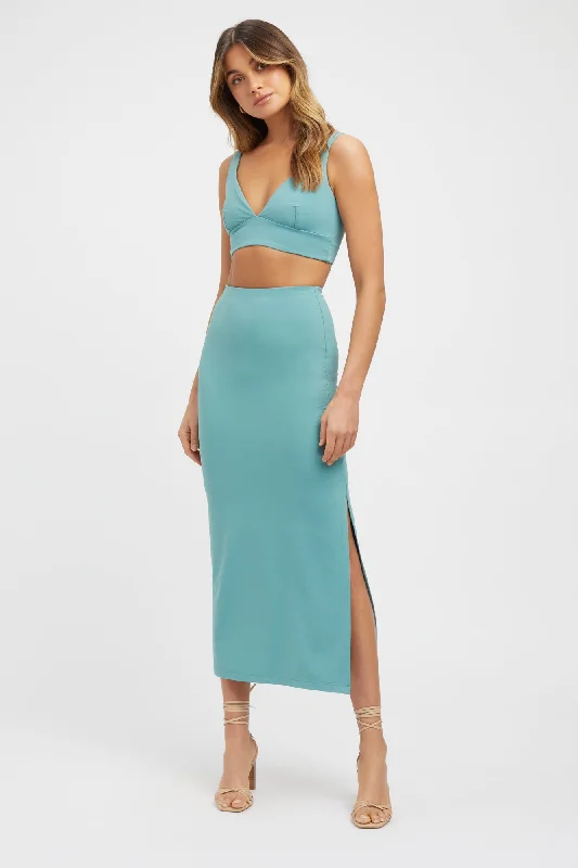 Lulu Midi Skirt seamless skirt comfort