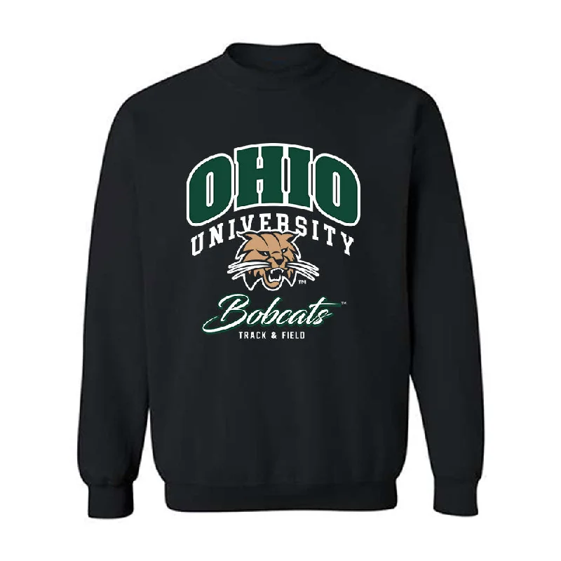 Ohio - NCAA Women's Track & Field : Lily Barnes - Generic Shersey Crewneck Sweatshirt Hoodie with Patch Decorative Personalized