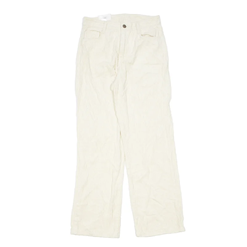 SOME D Cream Trousers W28 L30 Trousers Modern Contemporary