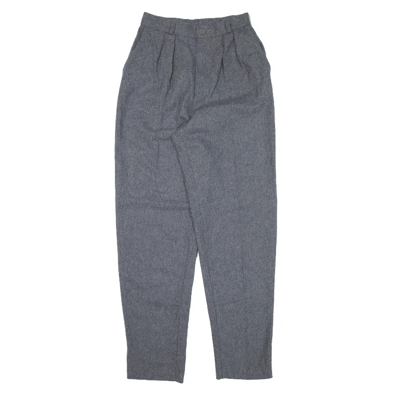 WRANGLER Trousers Grey Regular Tapered Womens W24 L30 Trousers Sale Discount