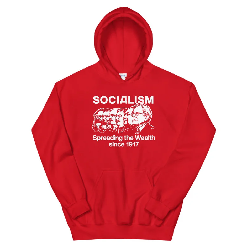 Socialism Spreading The Wealth Bernie Sanders Unisex Hoodie Hoodie with Button Classic Timeless