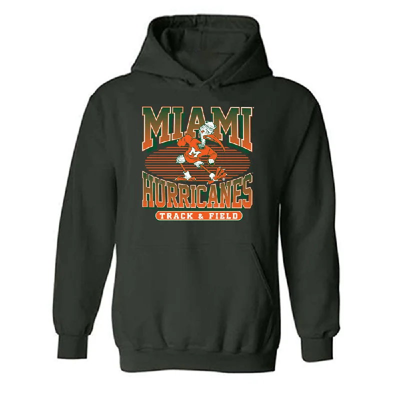 Miami - NCAA Women's Track & Field : Iyonna Codd - Classic Shersey Hooded Sweatshirt Oversized Hoodie Comfort Casual