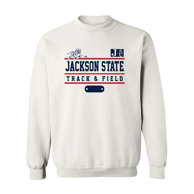 Jackson State - NCAA Women's Track & Field : Callie Calicut - Classic Fashion Shersey Crewneck Sweatshirt Hooded Sweatshirt Casual Wear Street Style