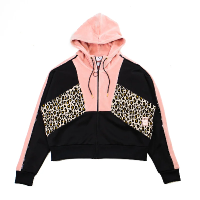 Puma x CO TFS Track Jacket (Pink) Lace Jacket Ribbed Jacket Sequined Jacket