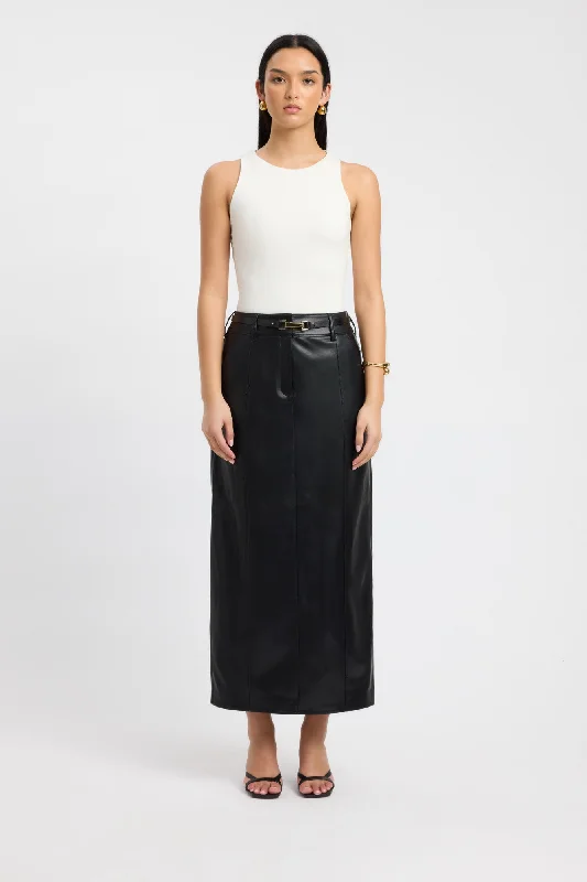 Phoenix Midi Skirt velvet skirt luxury