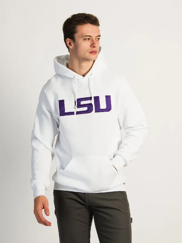 NCAA LSU PULLOVER HOODIE Open Front Cardigan